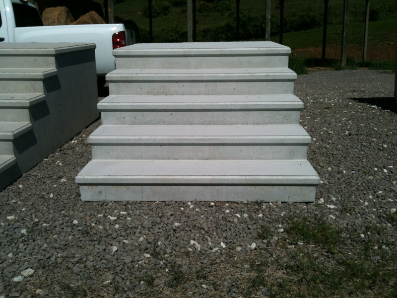 concrete steps